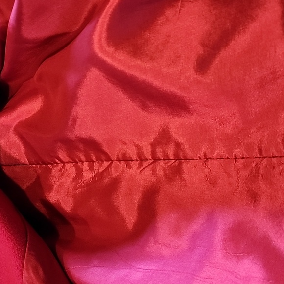 Rothschild Pink and Black Velvet Wool Coat, Size 6 - Picture 4 of 9